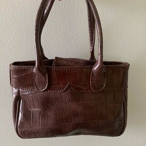 Liz Claiborne small Brown Leather Handbag